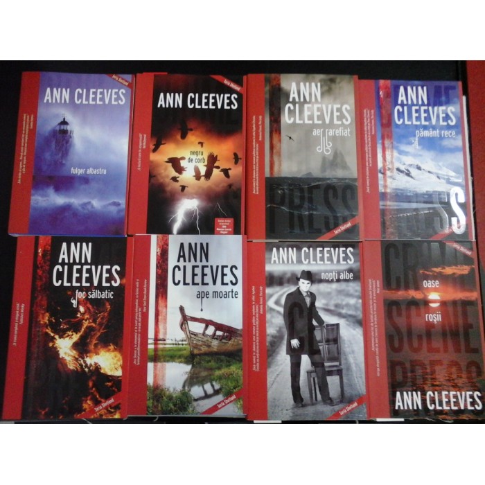 Pachet Seria Shetland ANN CLEEVES - 8 volume ( Crime Scene Press) Pachet Seria Shetland ANN CLEEVES - 8 volume ( Crime Scene Press)